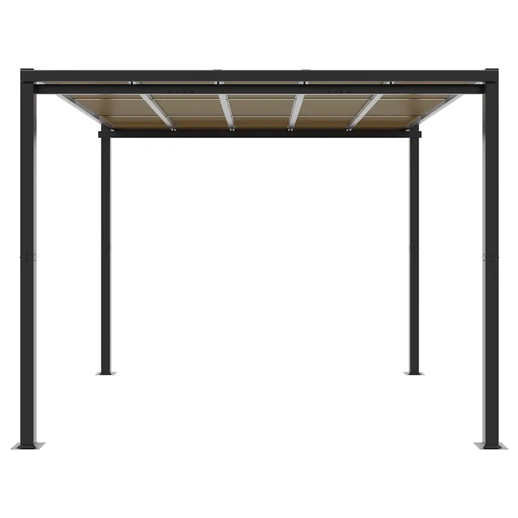 Gazebo da Giardino Antracite 3x3 m in Alluminio 3217060