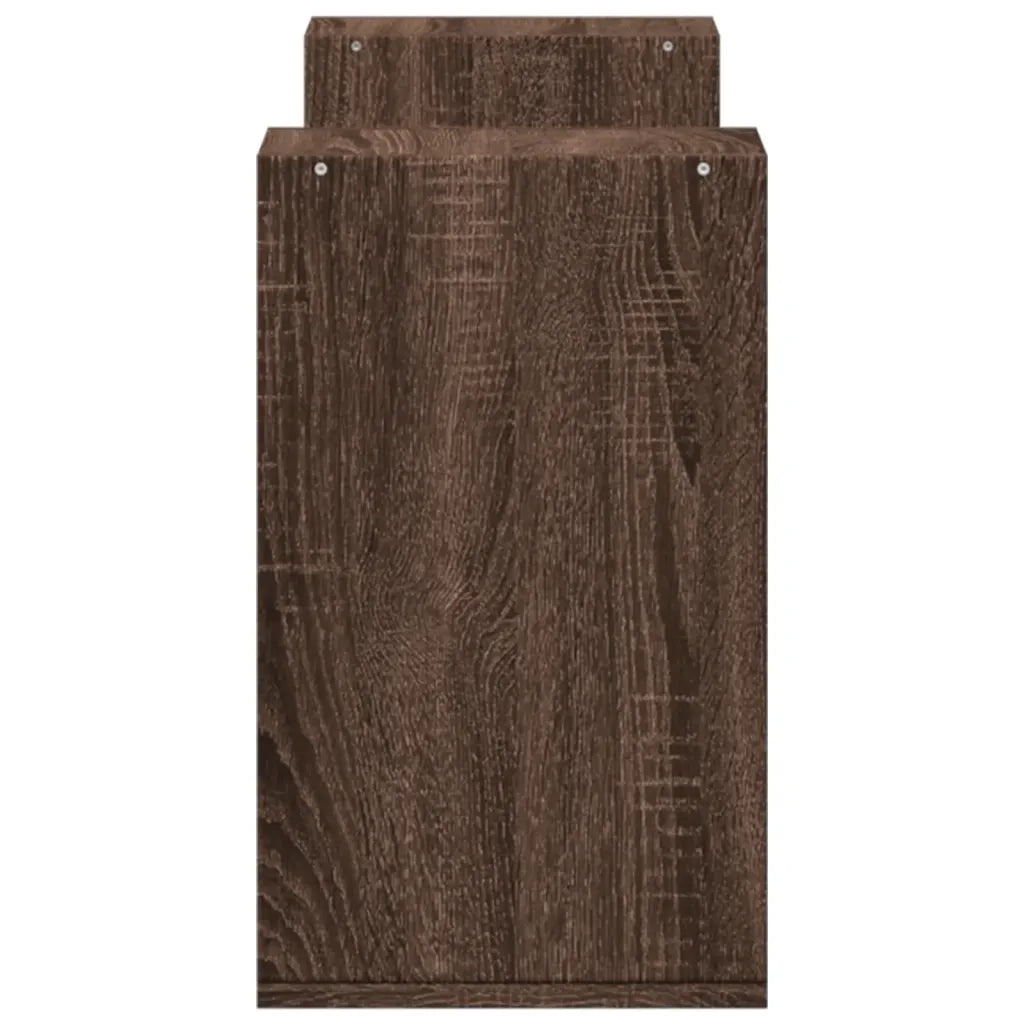 Mobili TV 2 pz-Set di 2 Credenza per TV Rovere Marrone 75x30x50 cm in Legno Multistrato