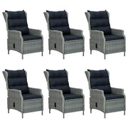 Set da Pranzo da Giardino 7 pz Grigio Chiaro 3067933