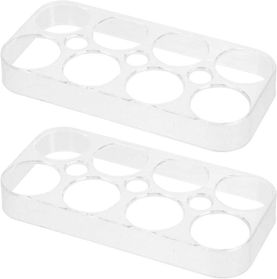 Eierdozen per 2 pezzi per Frigorifero - Contenitore e Deposito per Uova - Sostenibile e Pratico