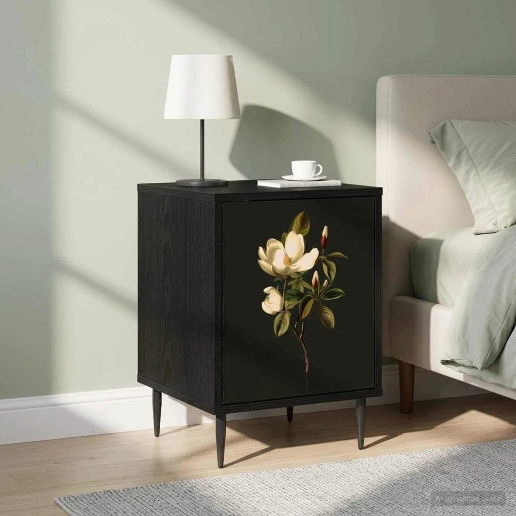 Armadio da Notte BREMEN 2 pz Rovere Nero 36 x 33 x 51 cm 8007266