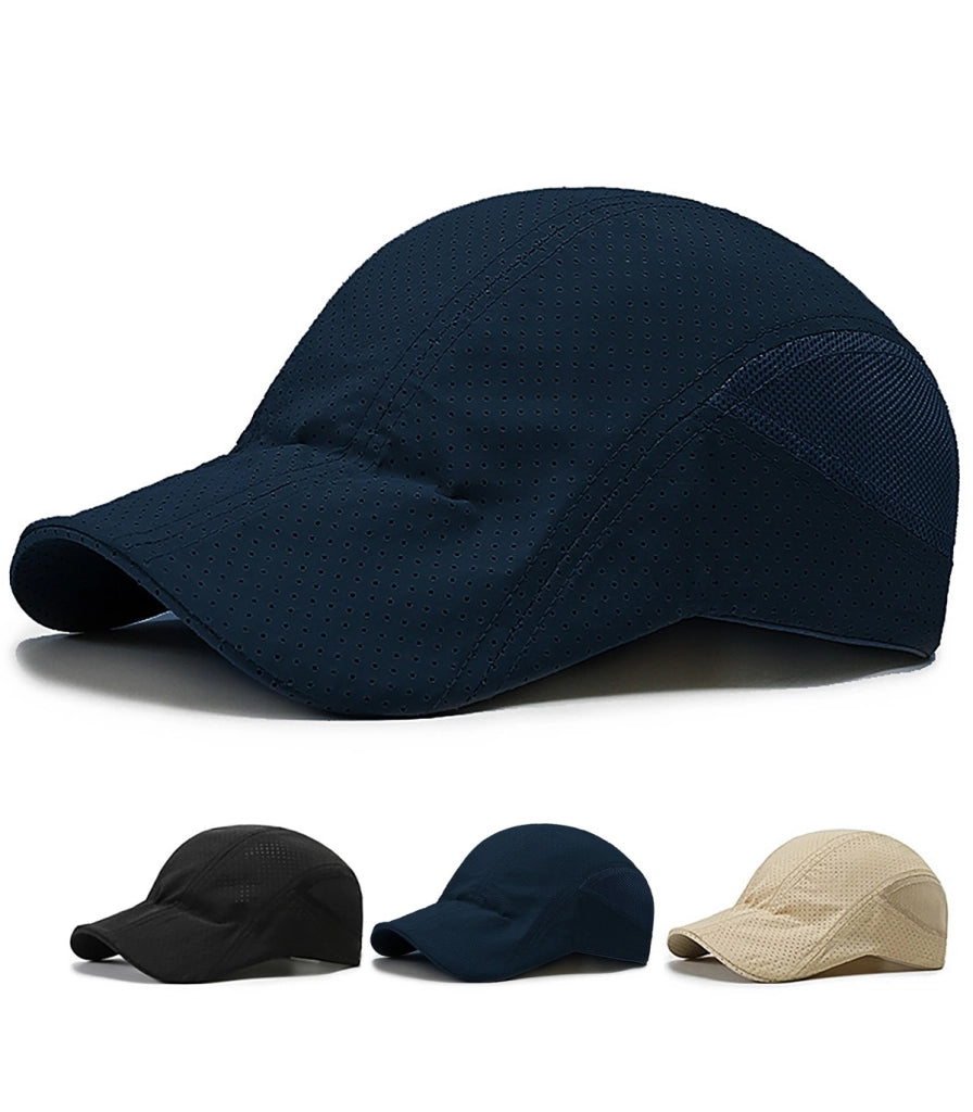 BERRETTO - URBAN QUICK DRY | Asciugatura Rapida Uomo e Donna | Visiera Rinforzata | Forata, Ventilata, Ultra Leggera