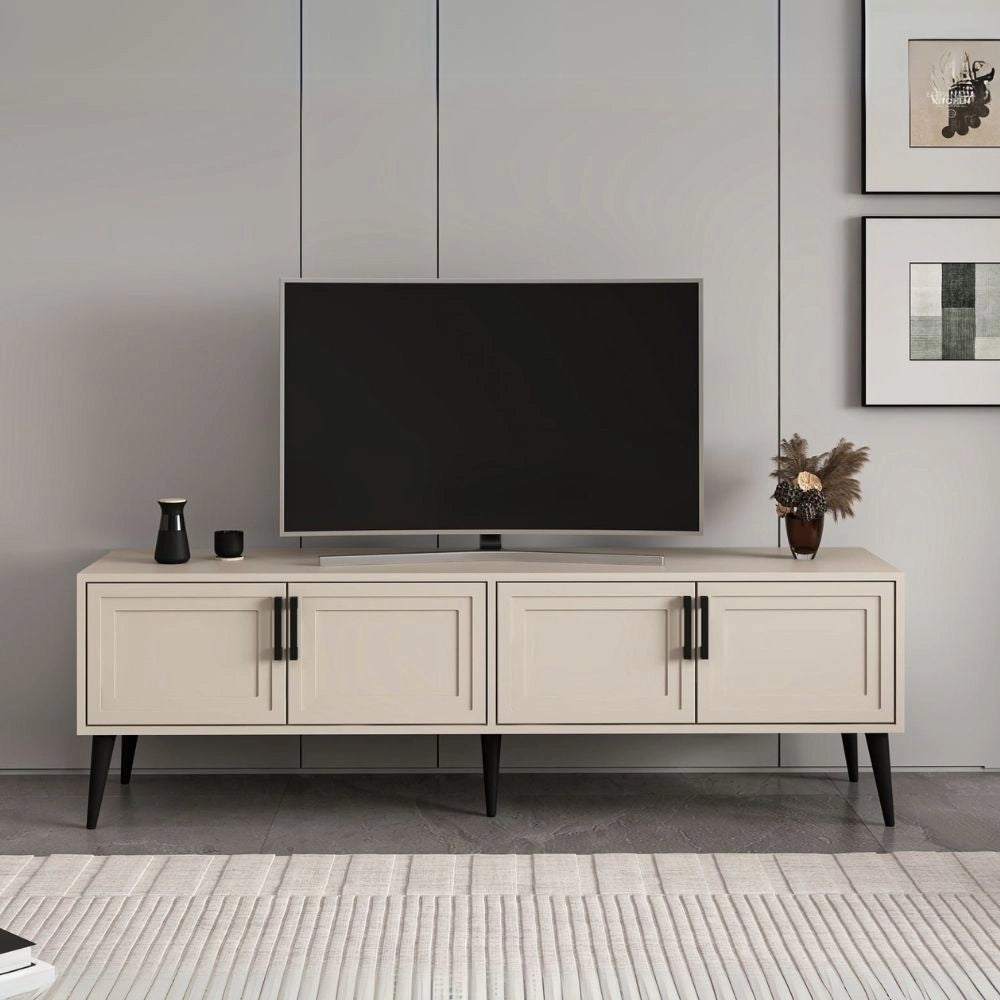 Mobile Porta TV Prime 4 ante colore cashmere 180x45x55H – Stile e funzionalità