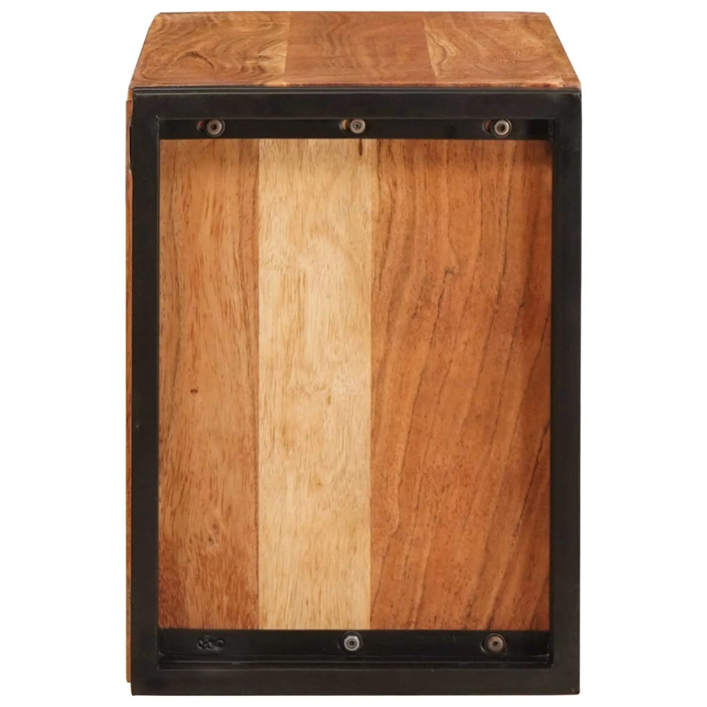 Portabottiglie Marrone 80 x 45 x 33 cm Legno di Acacia Massello CFW7287807