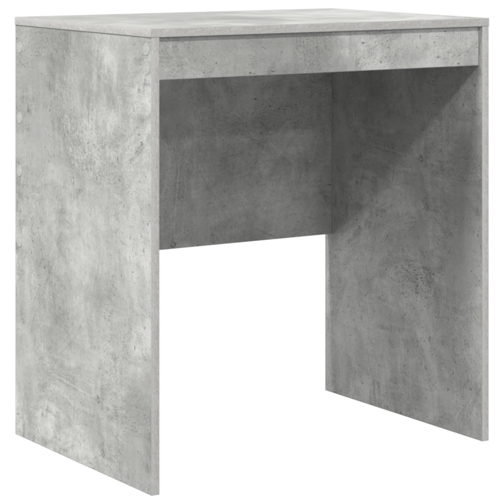 Scrivania Grigia cemento MDF con effetto cemento 70 x 50 x 76 cm