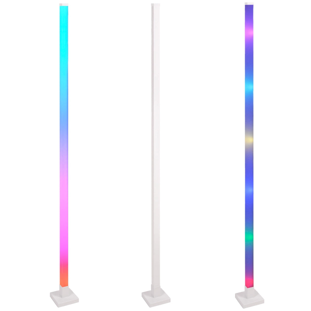 Lampada terra LED RGB musicale con telecomando Polux
