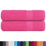 Asciugamani FROGN 2 pz Rosa 50x100 cm 360 g/m² 137046