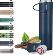 Flessa termica in acciaio inossidabile da 500 ml con manico e coperchio a beccuccio impermeabile - BPA libero - tazza da caffè flessa - 6-12 ore caldo e freddo - flessa termica
