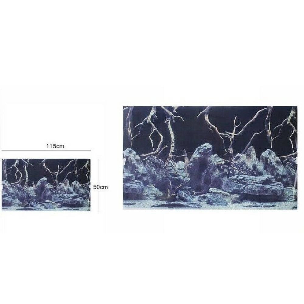 Trade Shop - Poster Sfondo Per Acquario Terrario Panorama Decoro 50 X 115 Cm 61806 Assortiti -