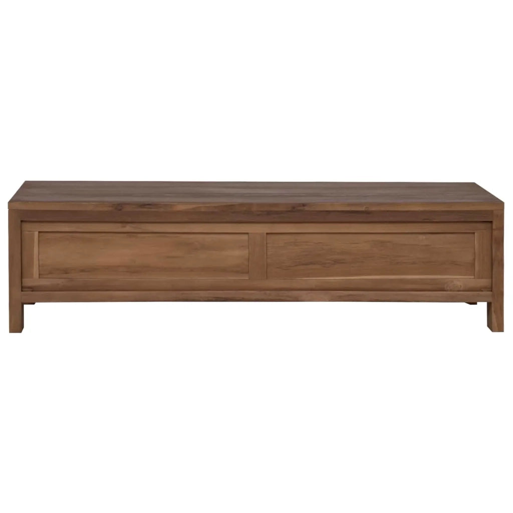 Mobile TV 110 x 30 x 30 cm Legno di teak solido Naturale 42026890