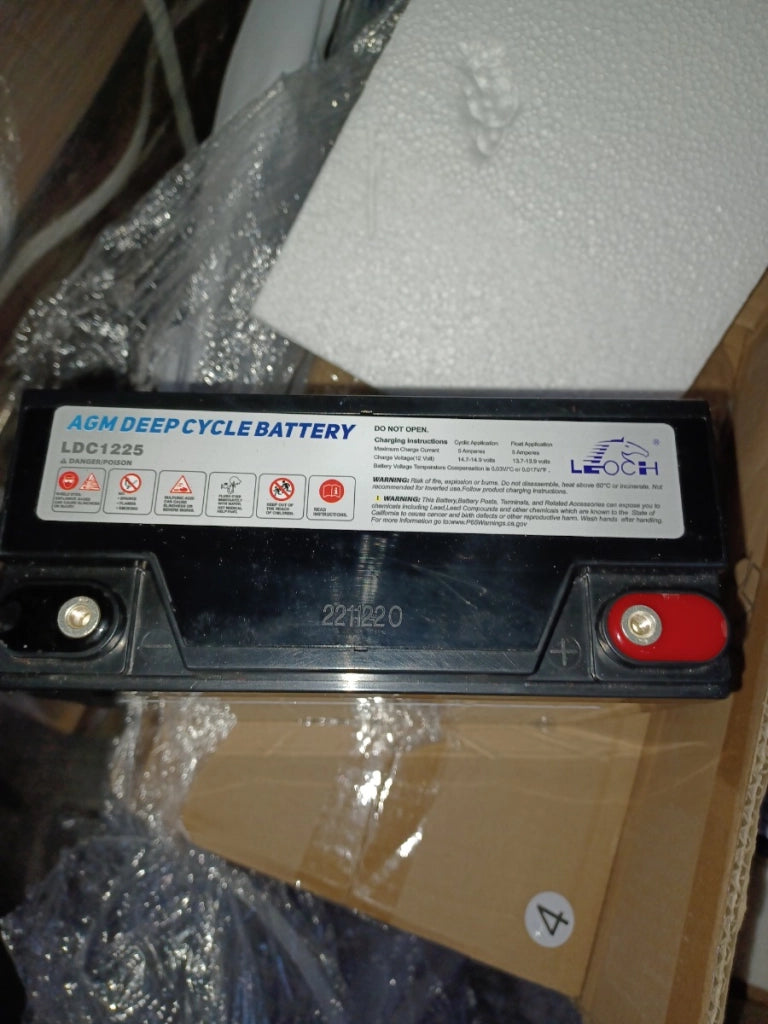 LEOCH LDC12-25 12V 25 Ah BATTERIA AGM - GEL