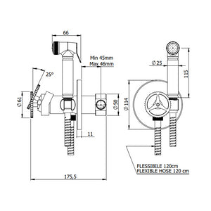 Miscelatore incasso per shut-off - serie Chrono