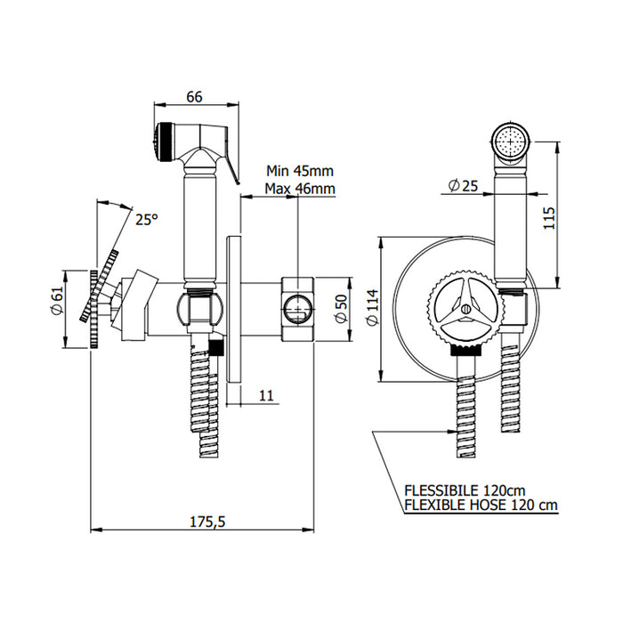 Miscelatore incasso per shut-off - serie Chrono