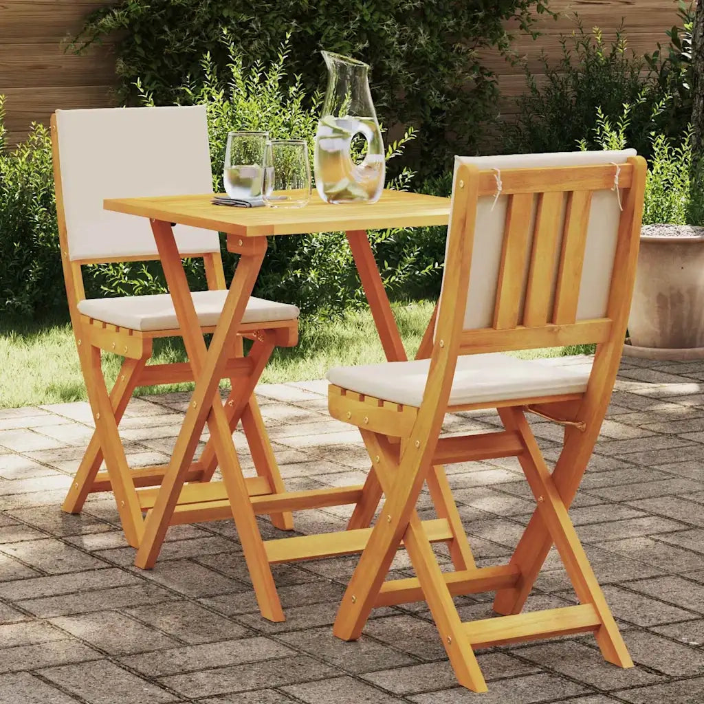 Set bistrot 3 pcs Olio Naturale Legno di Acacia Massello 4105510