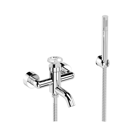 Miscelatore vasca esterno con flessibile cm 150 e doccetta a 1 funzione - serie Chrono