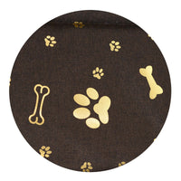 AIO FACTORY 100x70 cm Tappetino per cuccia per cani impermeabile Golden Bones
