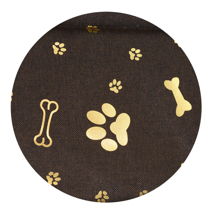 AIO FACTORY 100x70 cm Tappetino per cuccia per cani impermeabile Golden Bones
