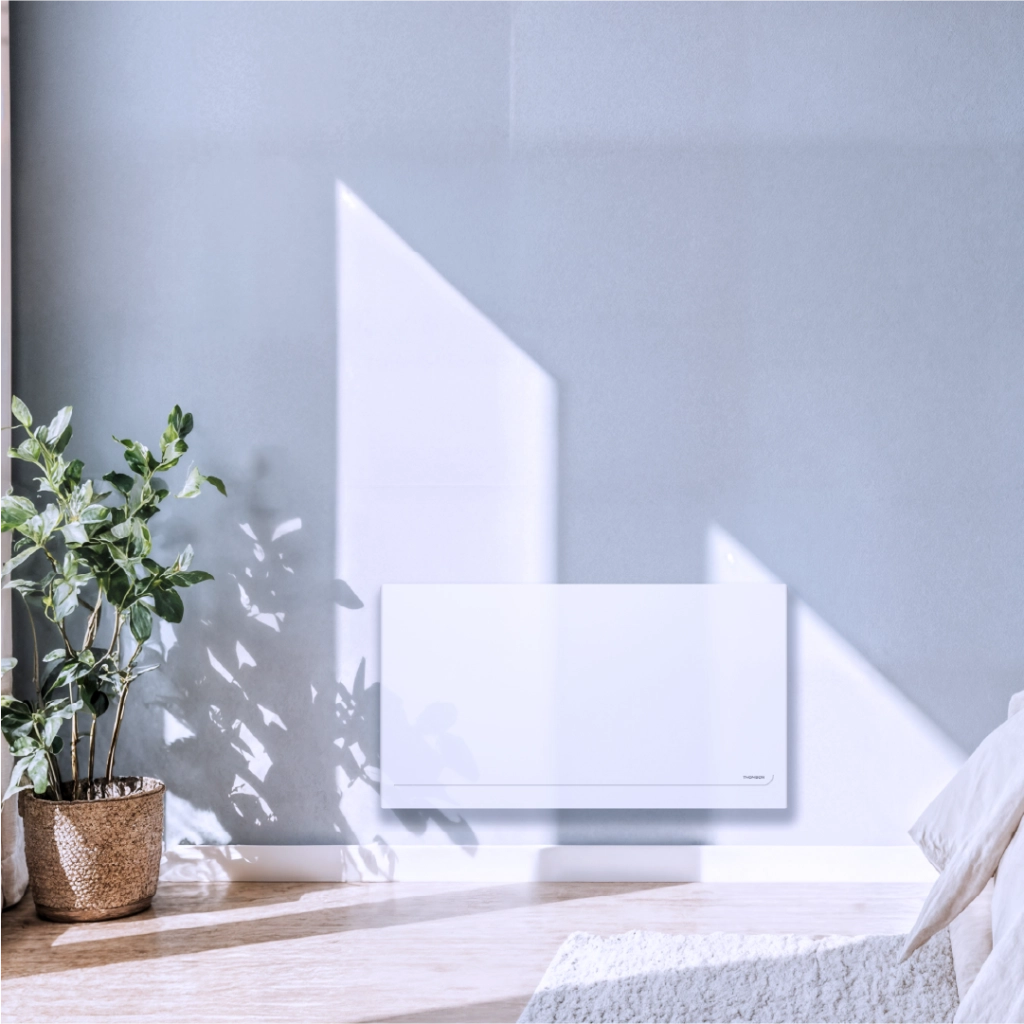 Radiatore elettrico Thomson WiFi con inerzia in ceramica e termostato intercambiabile, 1500W Milla