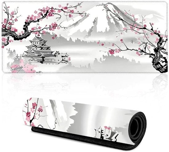 Tavolo da Gioco XXL 900x400 mm - Ergonomico - Antiscivolo - Bianco - Gaming Pad
