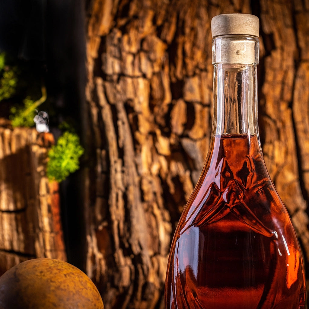 KADAX 10 bottiglie di vetro Icona da 250 ml per vino, liquori, distillati, alcolici, succhi di frutta + tappi di sughero