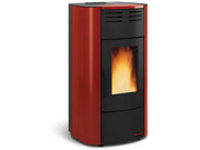 1pz extraflame termostufa a pellet raffaella idro h15 col. bordeaux cod:ferx.vit50531