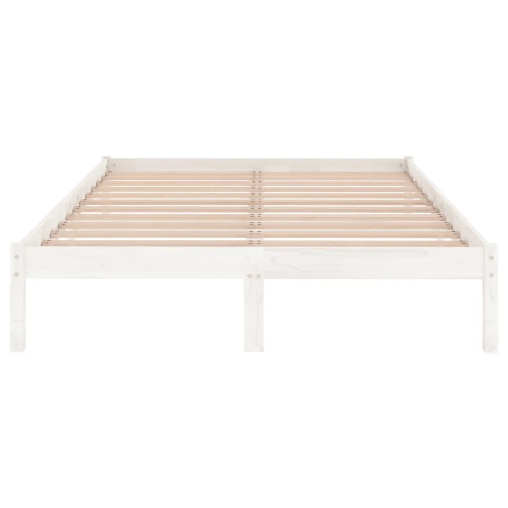 Giroletto Bianco in Legno Massello di Pino 200x200 cm 810038