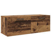 Armadietto a Muro | Mobile a Parete Legno vecchio 100 x 36.5 x 35 cm