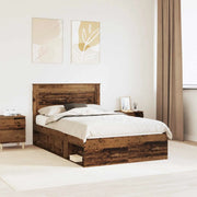 Struttura del letto Legno vecchio 120 x 190 cm Pino massello 3410110