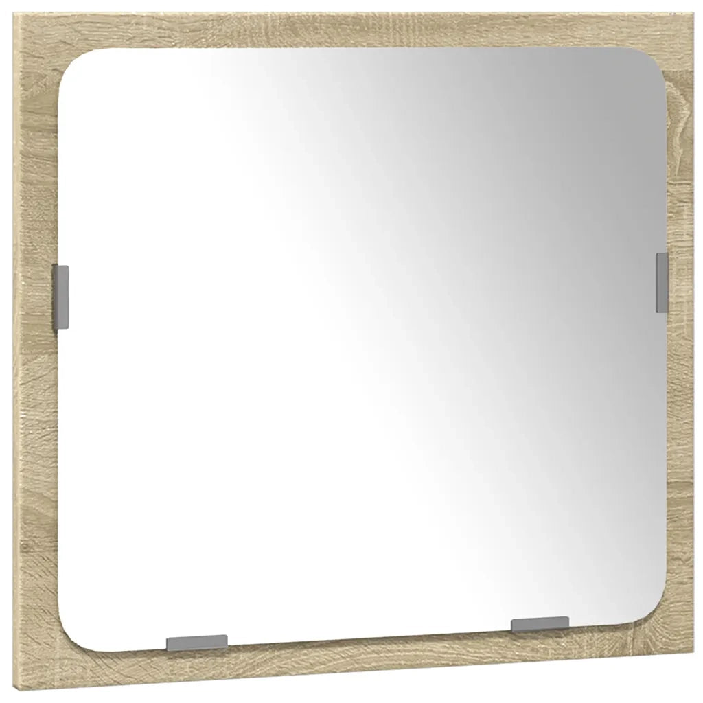 vidaXL Set Mobili da Bagno 3 pz Rovere Sonoma in Legno Multistrato