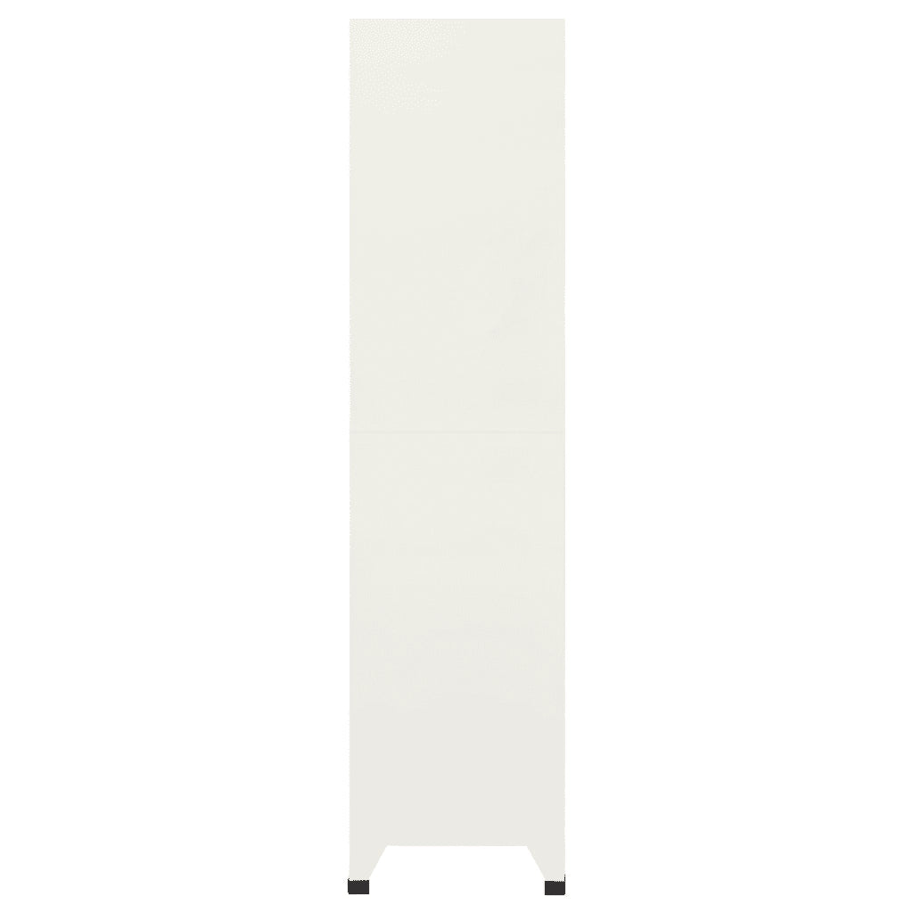 Armadietto con Serratura Grigio e Blu 90x45x180cm Acciaio cod mxl 53098