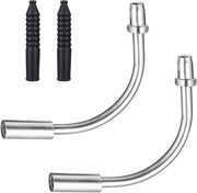 Set di Cavi di Frenatura per Bicicletta - Protezione dei Cavi di Frenatura - Curva a 90° - Materiale: Alluminio/Rubbero - Modello per Cavi di Frenatura con Angolo di 90°