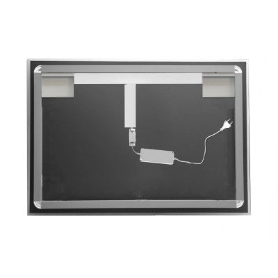 Specchiera da parete 100x70 con fascia LED e illuminazione interna