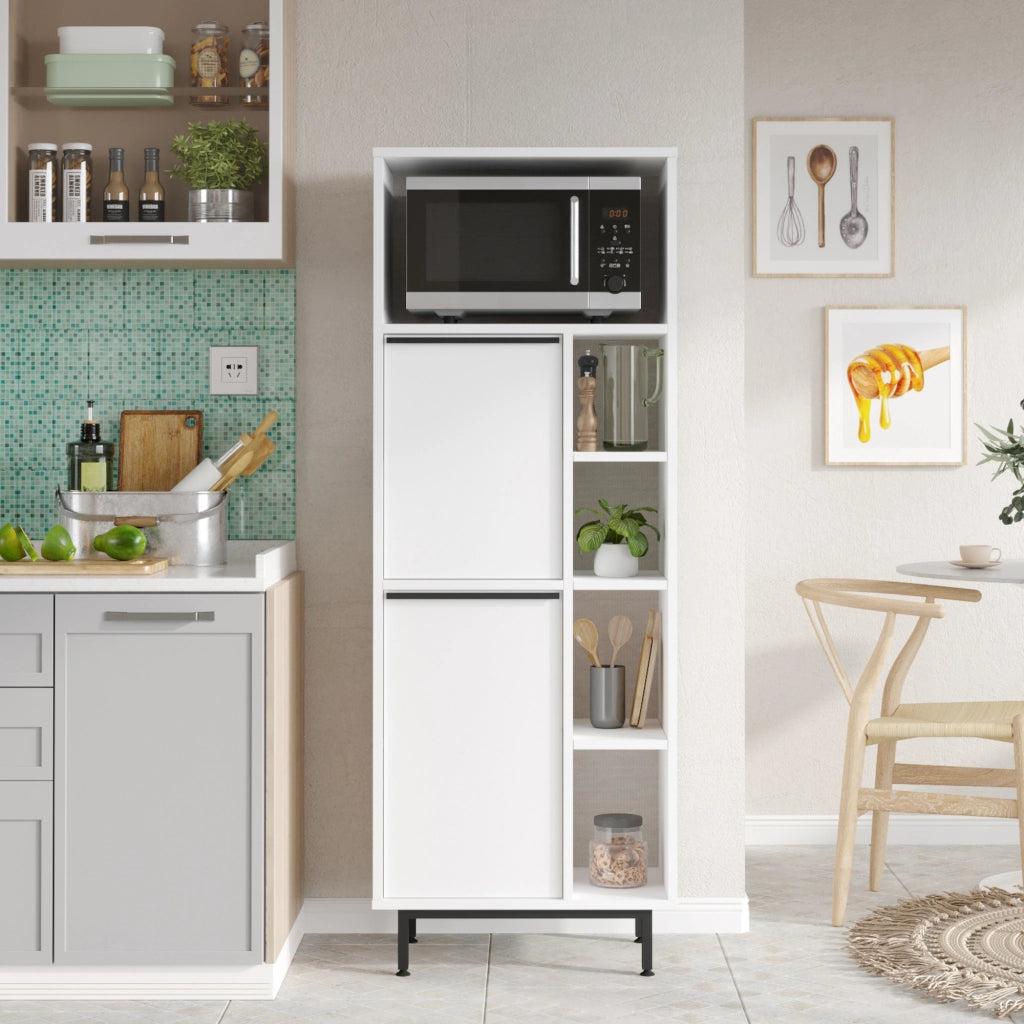 Armadio Vesanto Mobile Contenitore 162 x 60 x 36 cm - Bianco [en.casa]