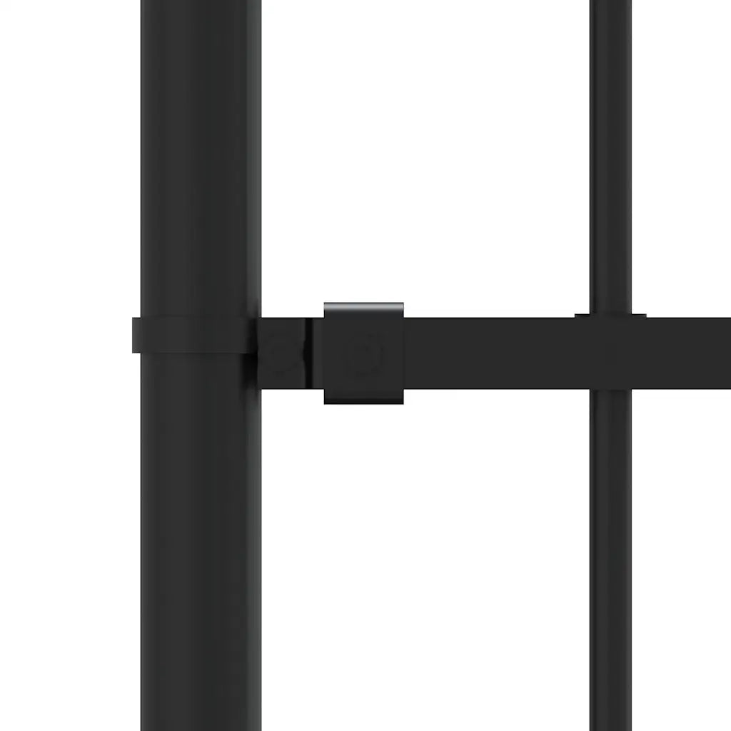 Recinzione da Giardino Woerden con Punta a Lancia Nera 240x150 cm in Acciaio 151082