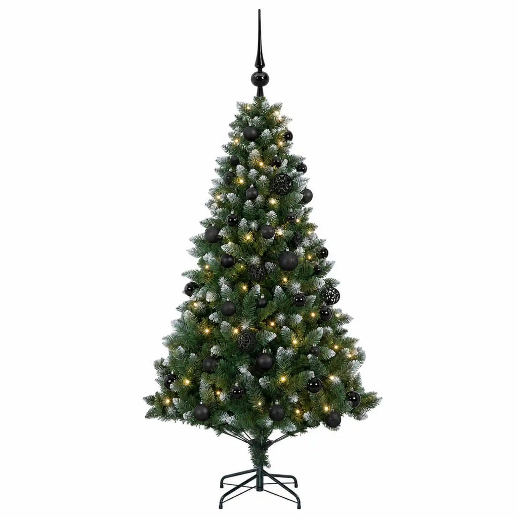 Albero di Natale Artificiale con Palline 120 cm 150 LED 3461330