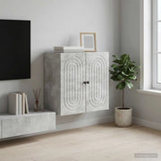 Mobiletto a muro Grigio Cemento 59 x 31 x 60 cm 898068