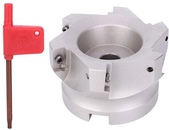 Freesdiametro per Acciaio di Carbone - 90 gradi Angolo - 80 mm Freesdiameter - Freccia per Scala Indexabile - Duraturo e Efficiente - Garanzia...
