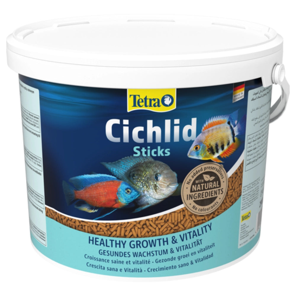 Tetra Cichlid sticks - mangime base per tutti i Ciclidi Formato: 10 L