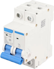 Interruttore differenziale 2 poli - Formato compatto - 32A - Protezione contro cortocircuito - Adatto per AC 220/380V - Codice prodotto DZ47-63