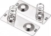 Pacco di 20 piastre di contatto verniciate per batterie AA con veer 27mm x 11mm