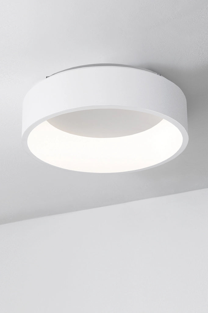 CHOPIN - Lampada a Sospensione Tonda a LED 36W, 3000K, Luce Calda, Struttura in Metallo Nero, Diffusore in Metacrilato, IP20 - Rossini Group