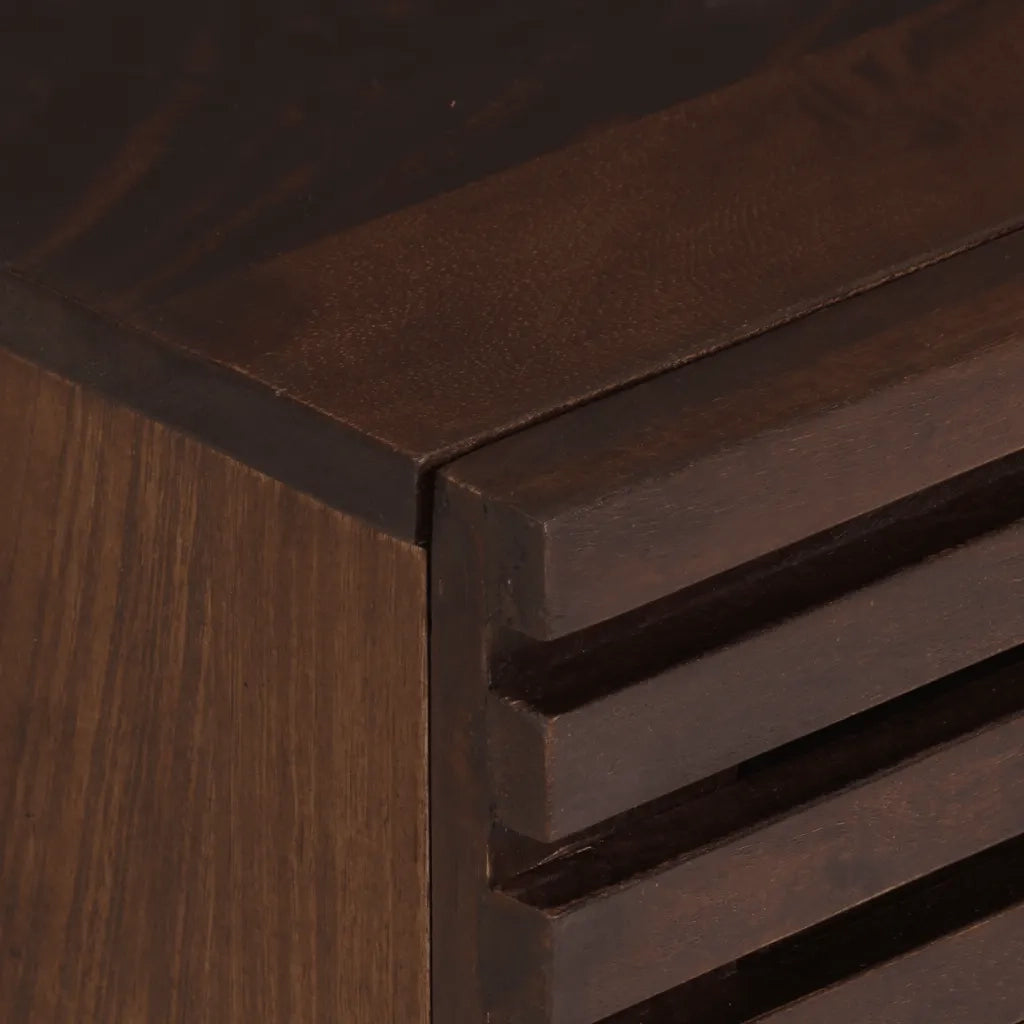 Comodini 2pz 40x34x46 cm in Legno Massello di Mango 377431