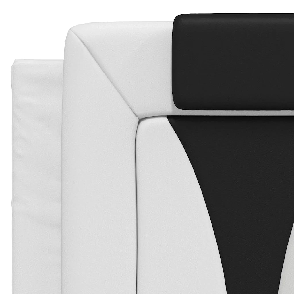 Cuscino Testiera Viana Nero e Bianco 120 cm in Similpelle CFW4959968