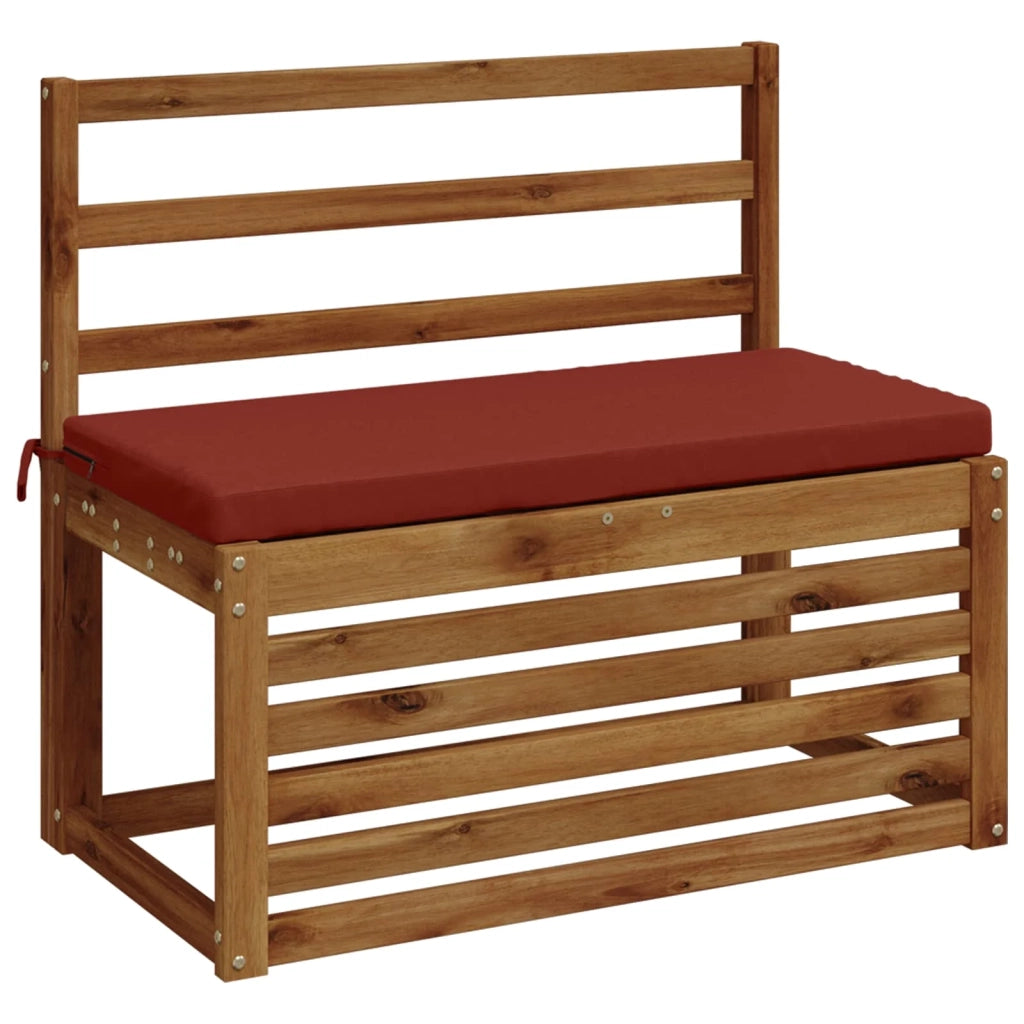 Cuscino per panchina SOEST 100% Poliestere Rosso 60 x 40 x 5 cm 948632