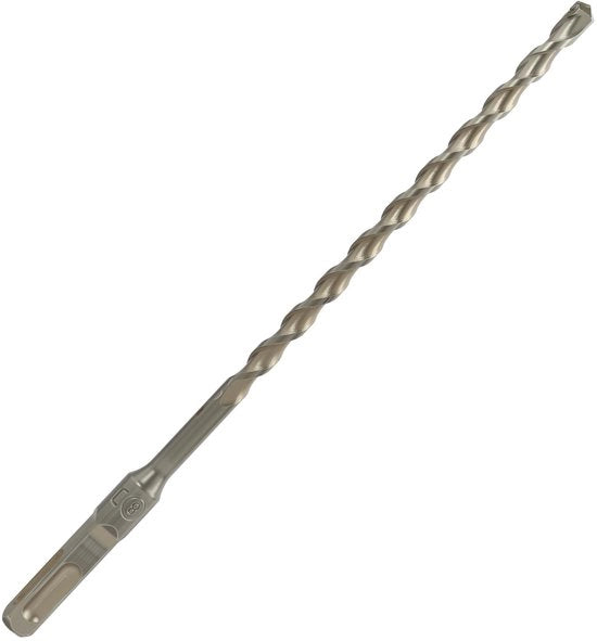 Boor per Cemento Professionale 8 x 250 mm - Boor Extra Lungo - Lame Quadriplo - Materiale Duraturo - Adatto per Martelli da Martello - Rimozione Ottimale del Materiale di Sfregamento - Boor per Pietra