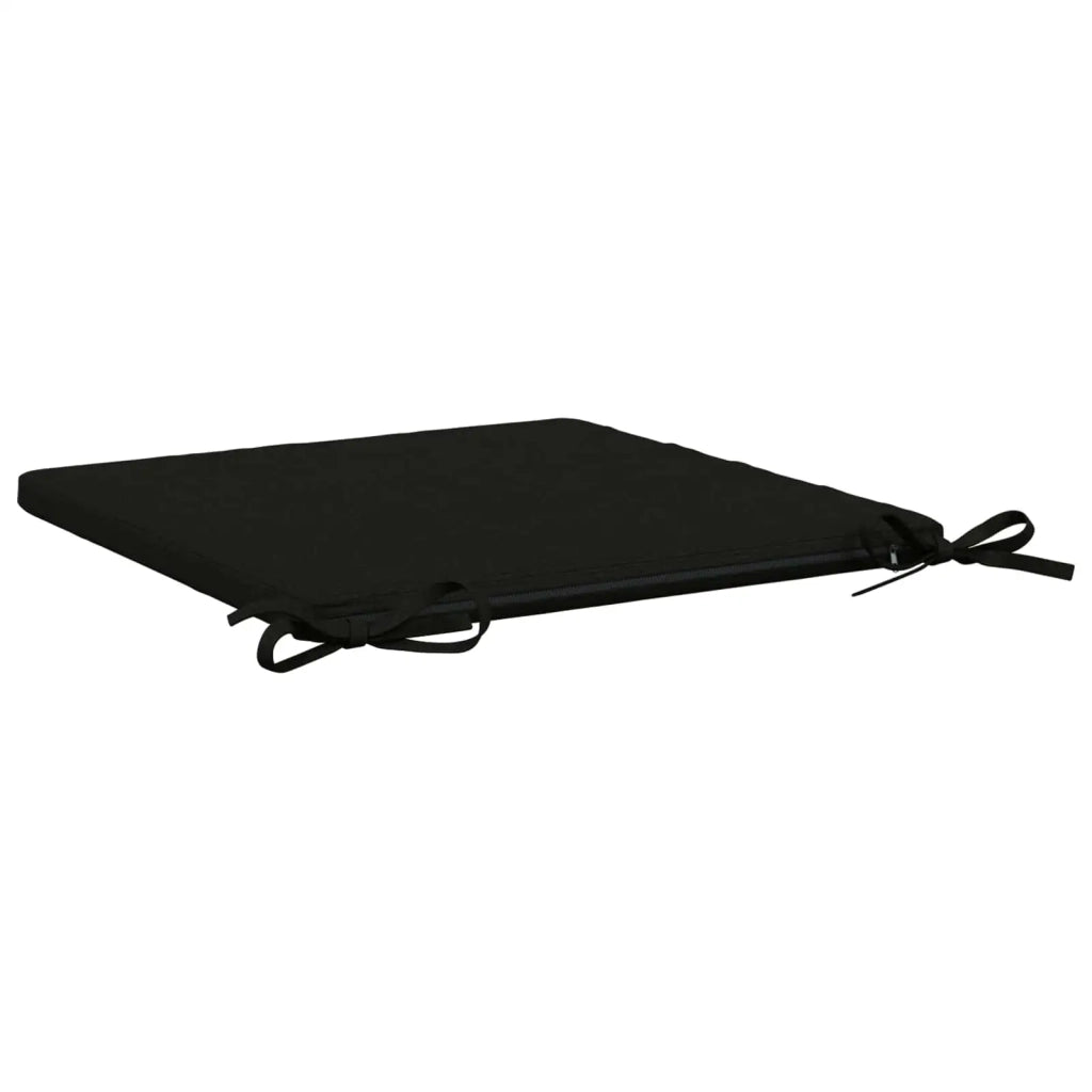 Cuscini per Sedia in 4 Pezzi SOEST 4 pz 100% Poliestere Nero 944505