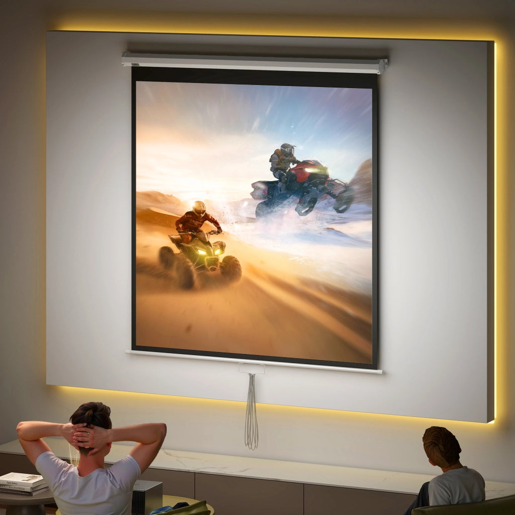 Schermo per proiezione TV e Home Cinema 85 pollici ¨C zephmum ¨C 162.5x162 cm