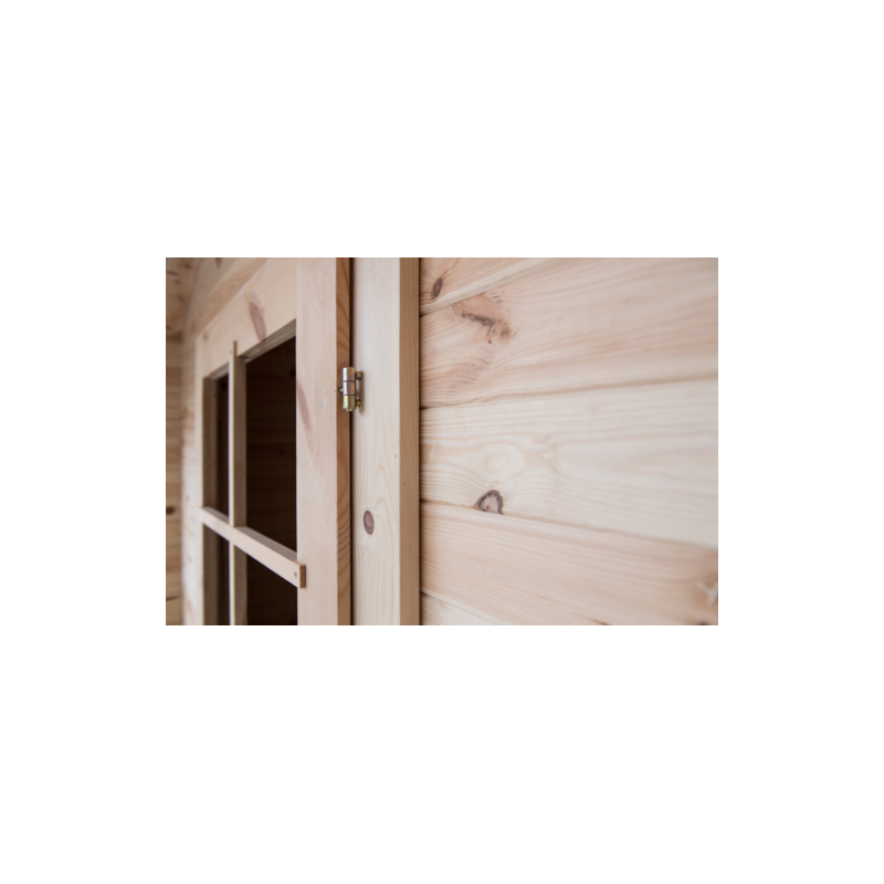 Casetta in Legno da Giardino per Esterni, Sistema Block House, Doghe Spessore 19mm - articolo BLOCK2x2/28 - 110005