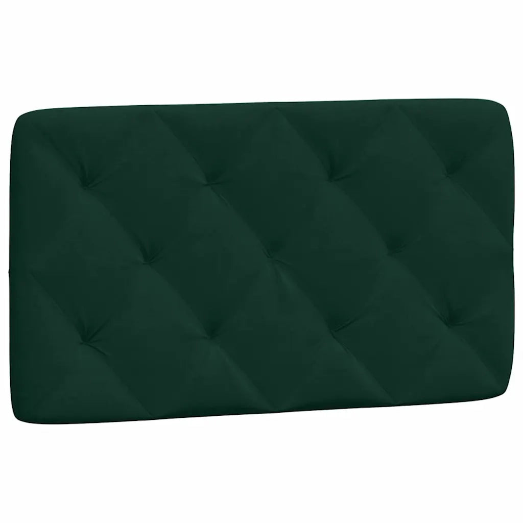Giroletto con LED senza Materasso-Struttura Letto Verde Scuro 80x200 cm in Velluto