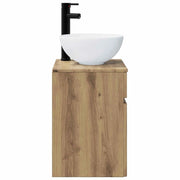 Mobile Lavabo | Armadio Lavabo da parete Rovere Artigianale 39 x 41 x 64,5 cm